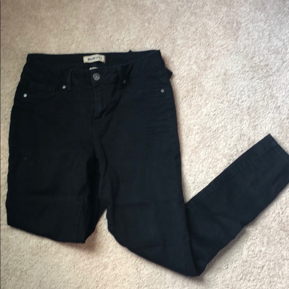 Black jeggings
